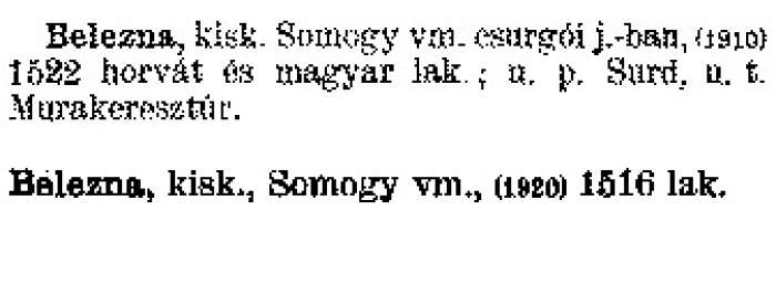 Belezna - Révai nagy lexikona.jpg Belezna - Révai nagy lexikona.jpg